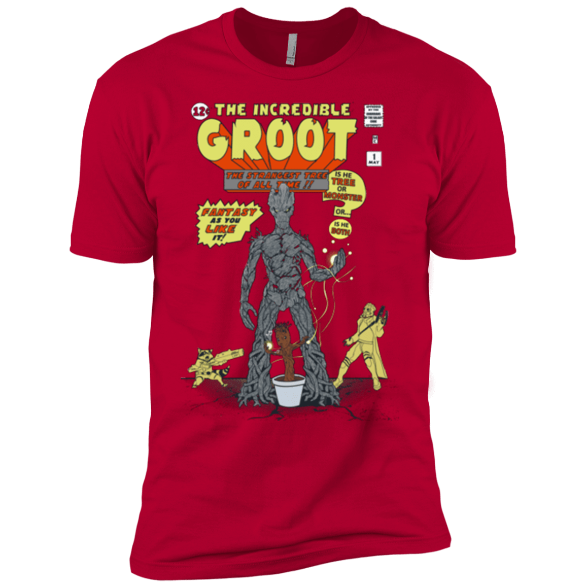 T-Shirts Red / YXS The Incredible Groot Boys Premium T-Shirt