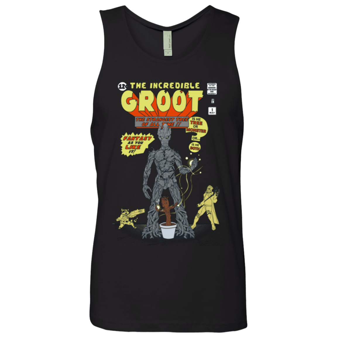 The Incredible Groot Men's Premium Tank Top
