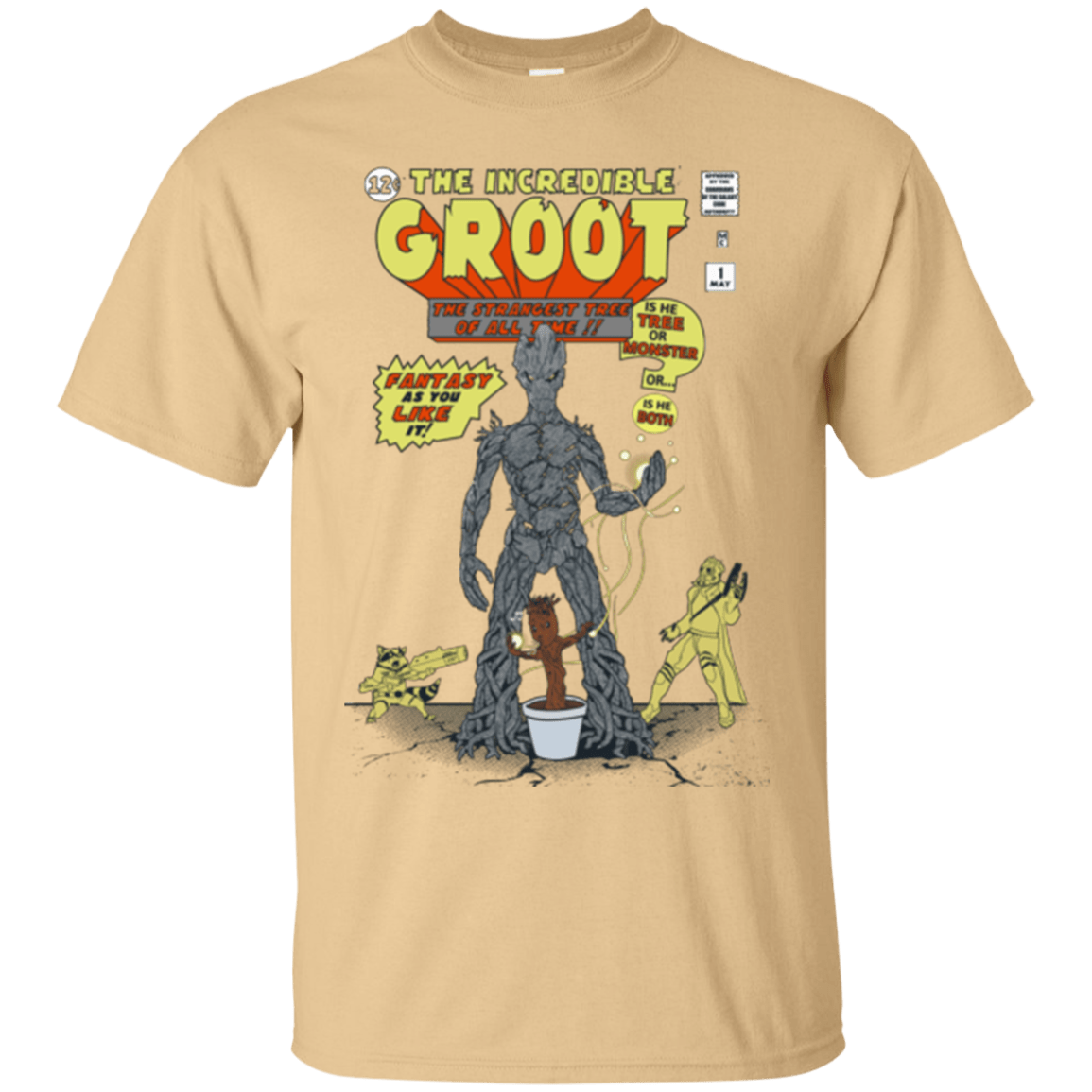 T-Shirts Vegas Gold / Small The Incredible Groot T-Shirt
