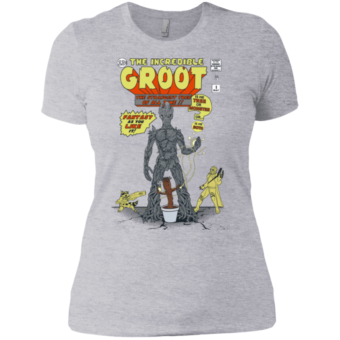 T-Shirts Heather Grey / X-Small The Incredible Groot Women's Premium T-Shirt
