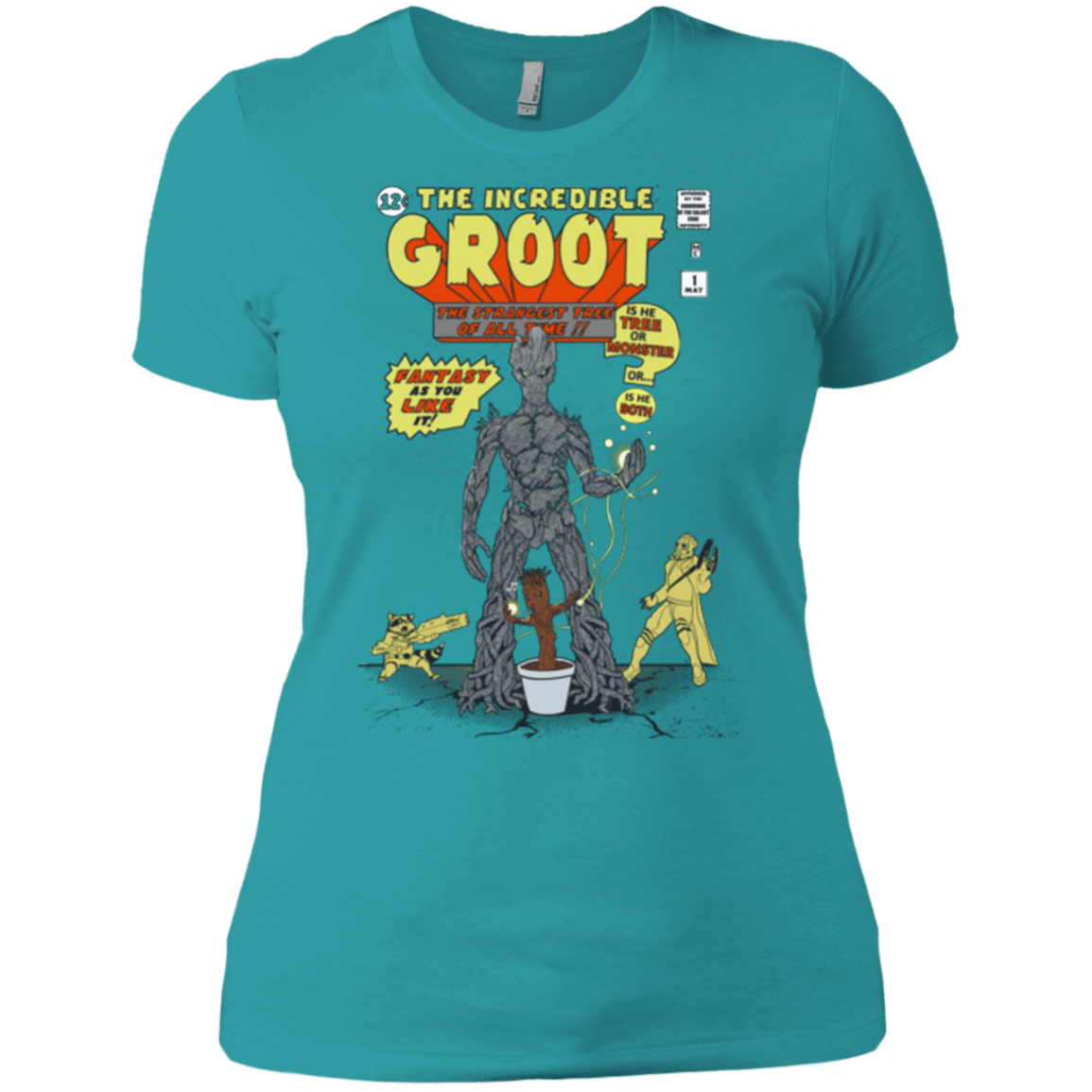 T-Shirts Tahiti Blue / X-Small The Incredible Groot Women's Premium T-Shirt