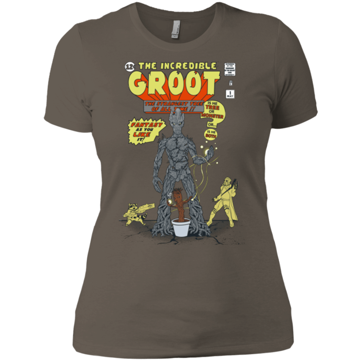 T-Shirts Warm Grey / X-Small The Incredible Groot Women's Premium T-Shirt