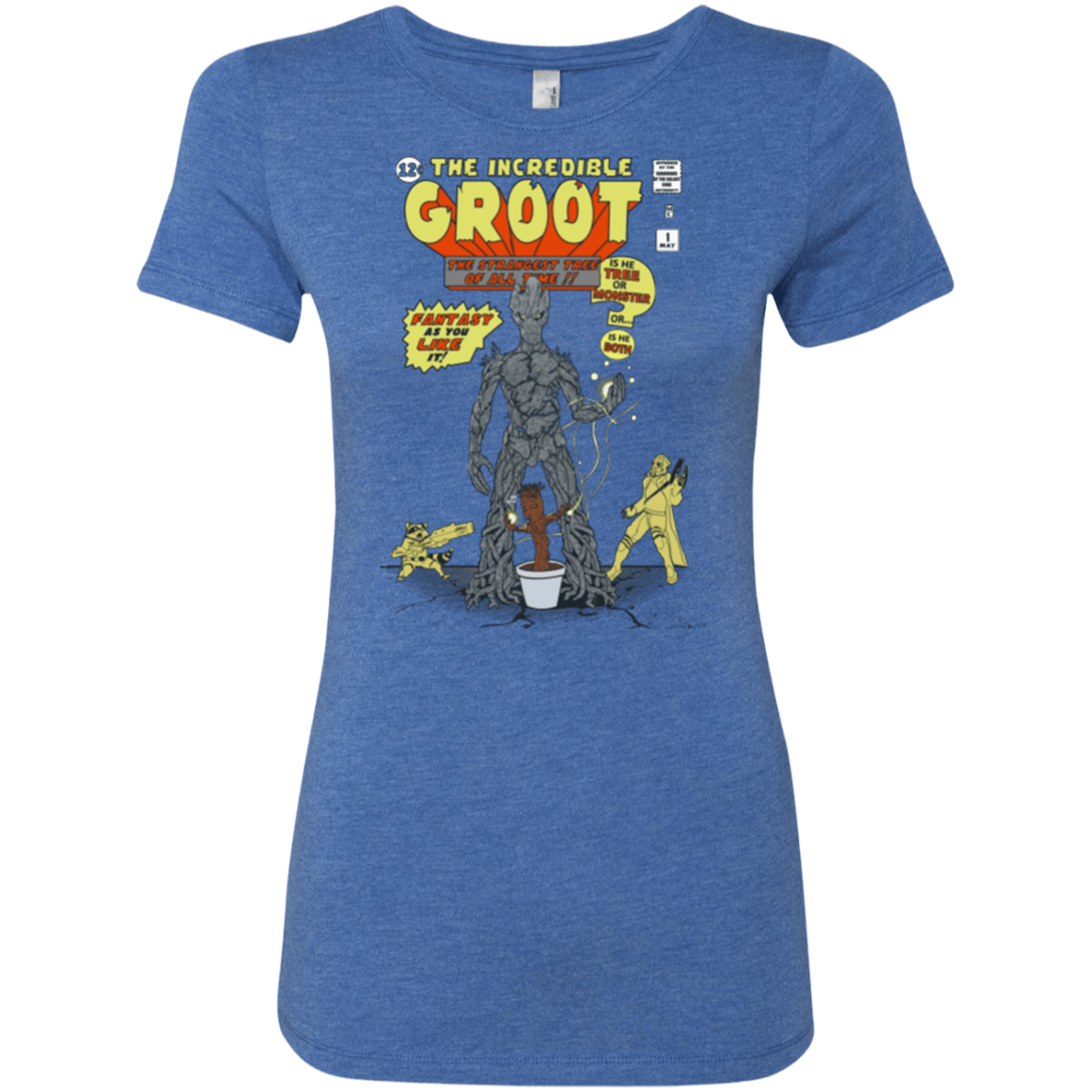 T-Shirts Vintage Royal / Small The Incredible Groot Women's Triblend T-Shirt