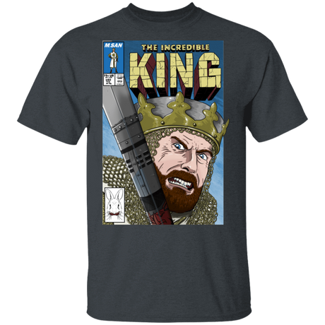 T-Shirts Dark Heather / S The Incredible King T-Shirt