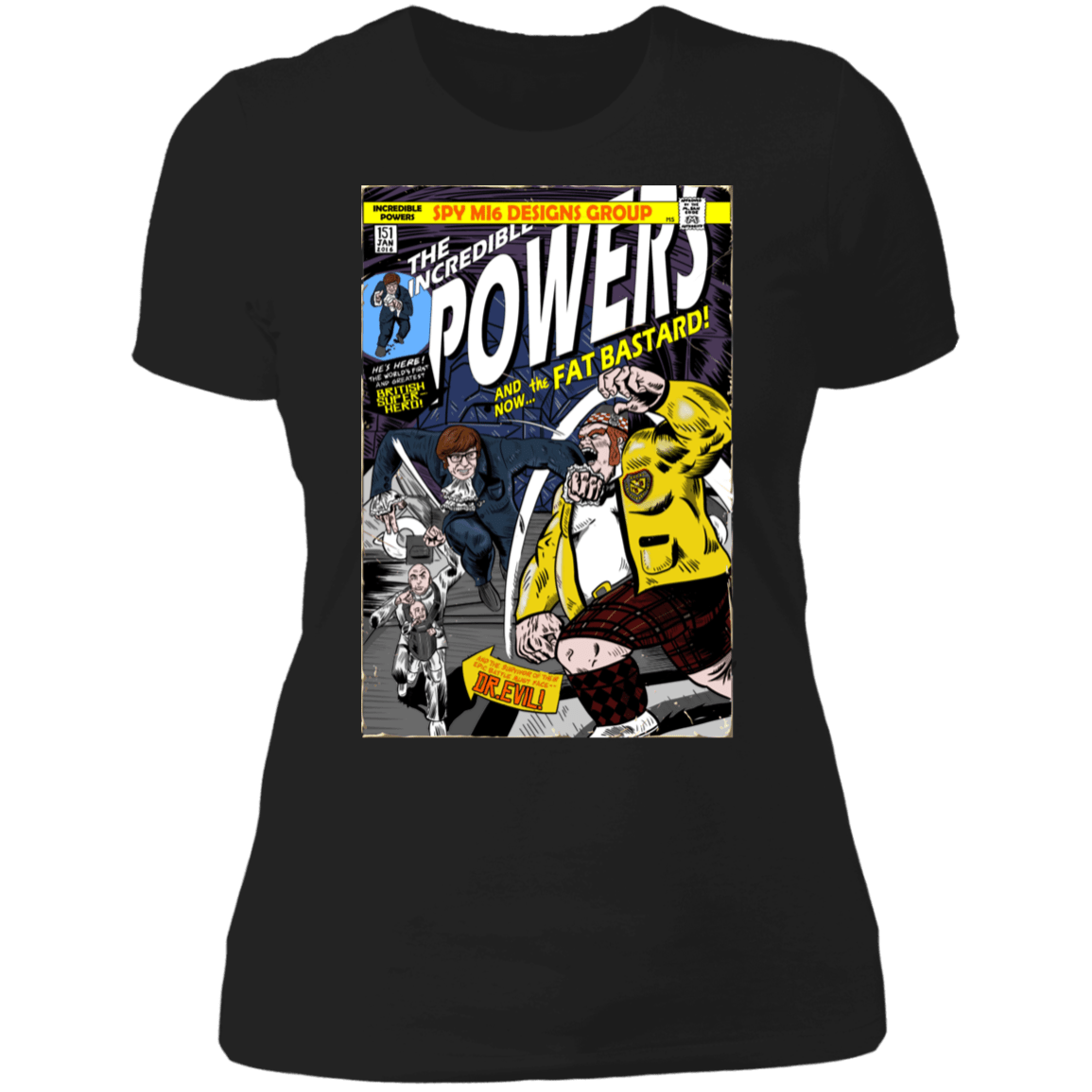 T-Shirts Black / X-Small The Incredible Powers Women's Premium T-Shirt