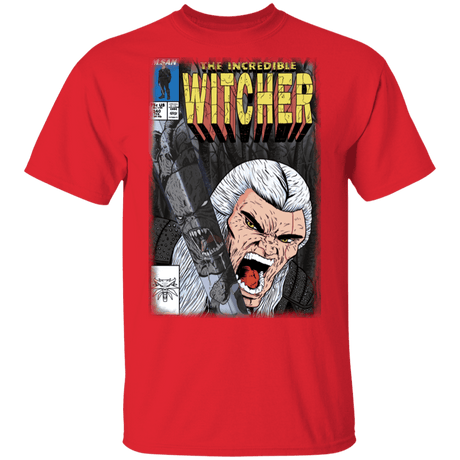 T-Shirts Red / S The Incredible Witcher T-Shirt