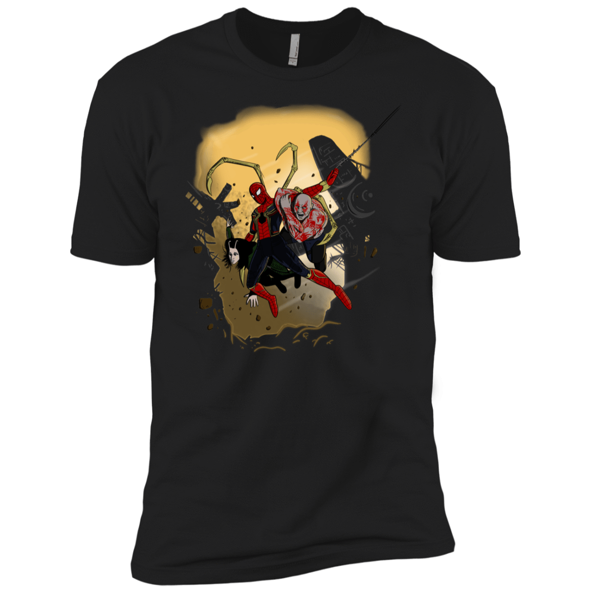T-Shirts Black / YXS The Infinity Spiderman Boys Premium T-Shirt