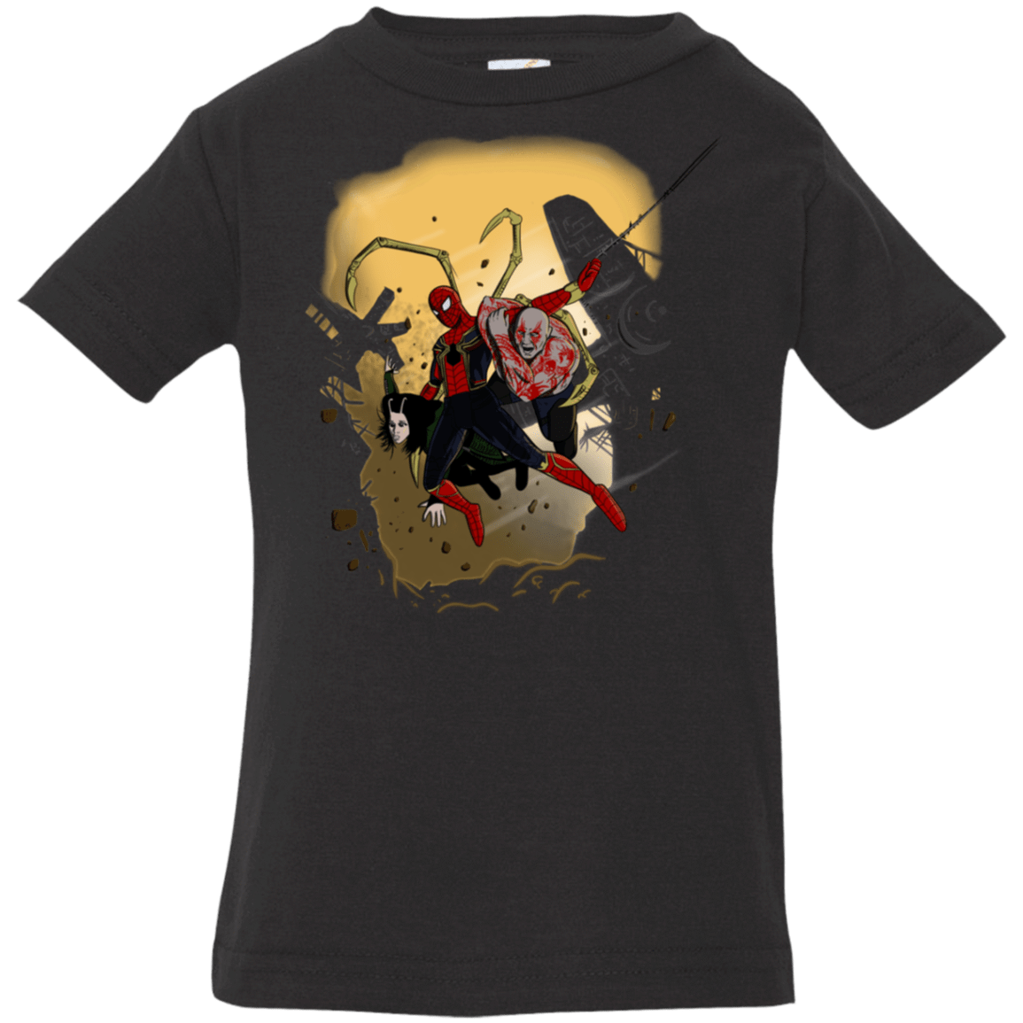 T-Shirts Black / 6 Months The Infinity Spiderman Infant Premium T-Shirt