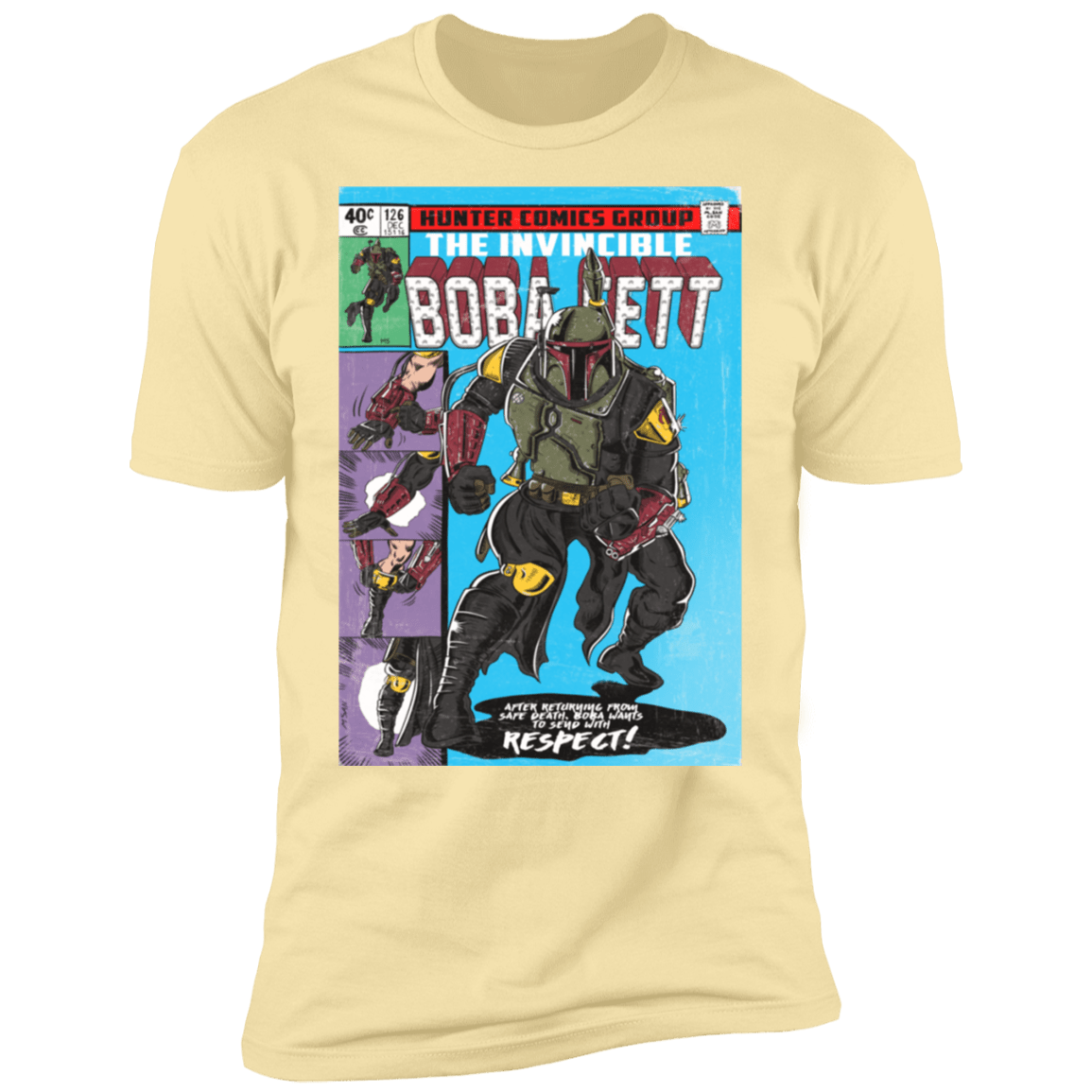 T-Shirts Banana Cream / S The Invincible Bounty Hunter Men's Premium T-Shirt