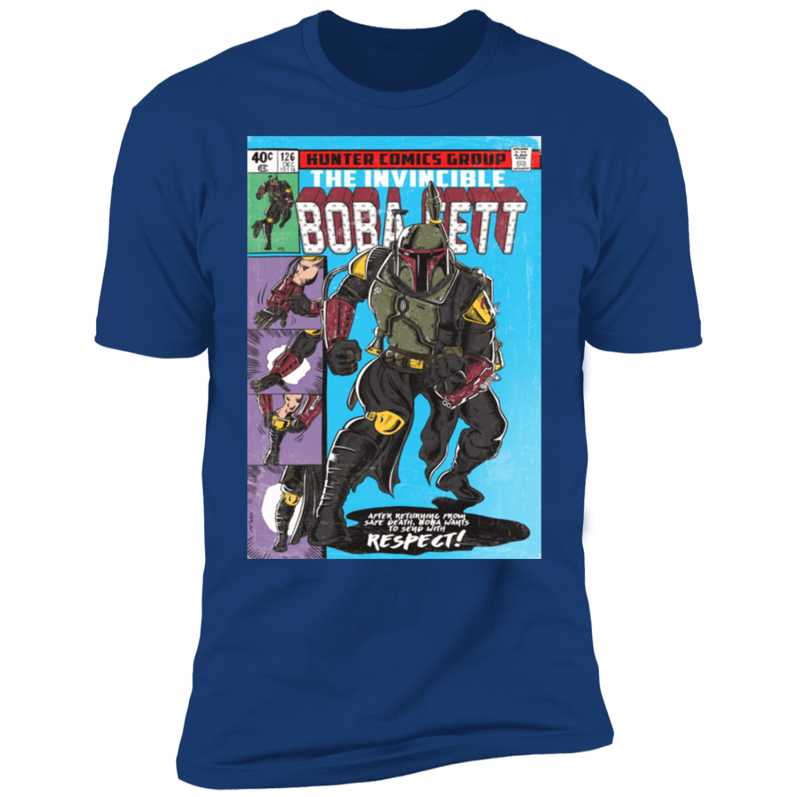 T-Shirts Royal / S The Invincible Bounty Hunter Men's Premium T-Shirt