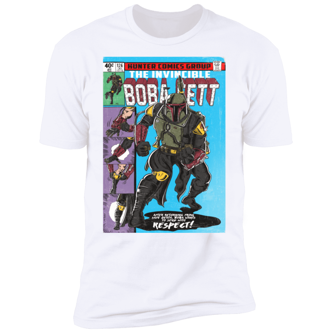 T-Shirts White / S The Invincible Bounty Hunter Men's Premium T-Shirt