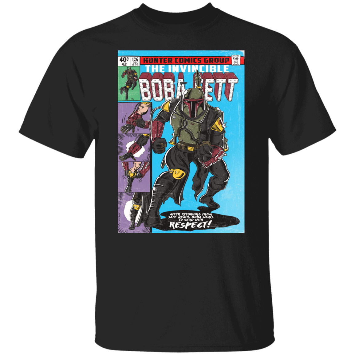 T-Shirts Black / S The Invincible Bounty Hunter T-Shirt