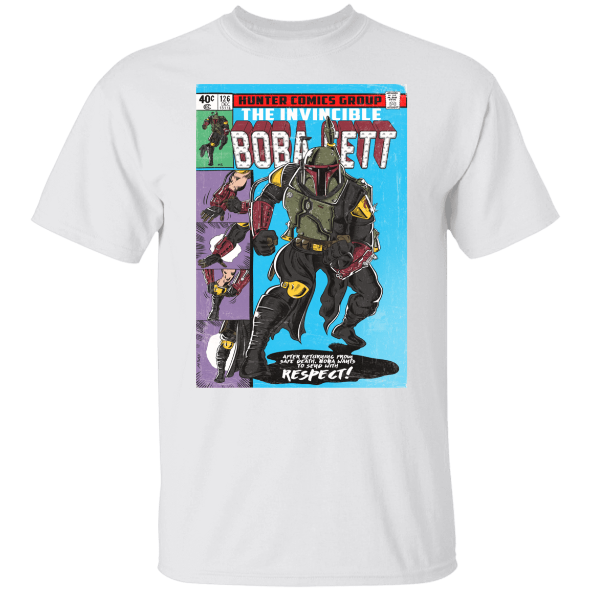 T-Shirts White / S The Invincible Bounty Hunter T-Shirt