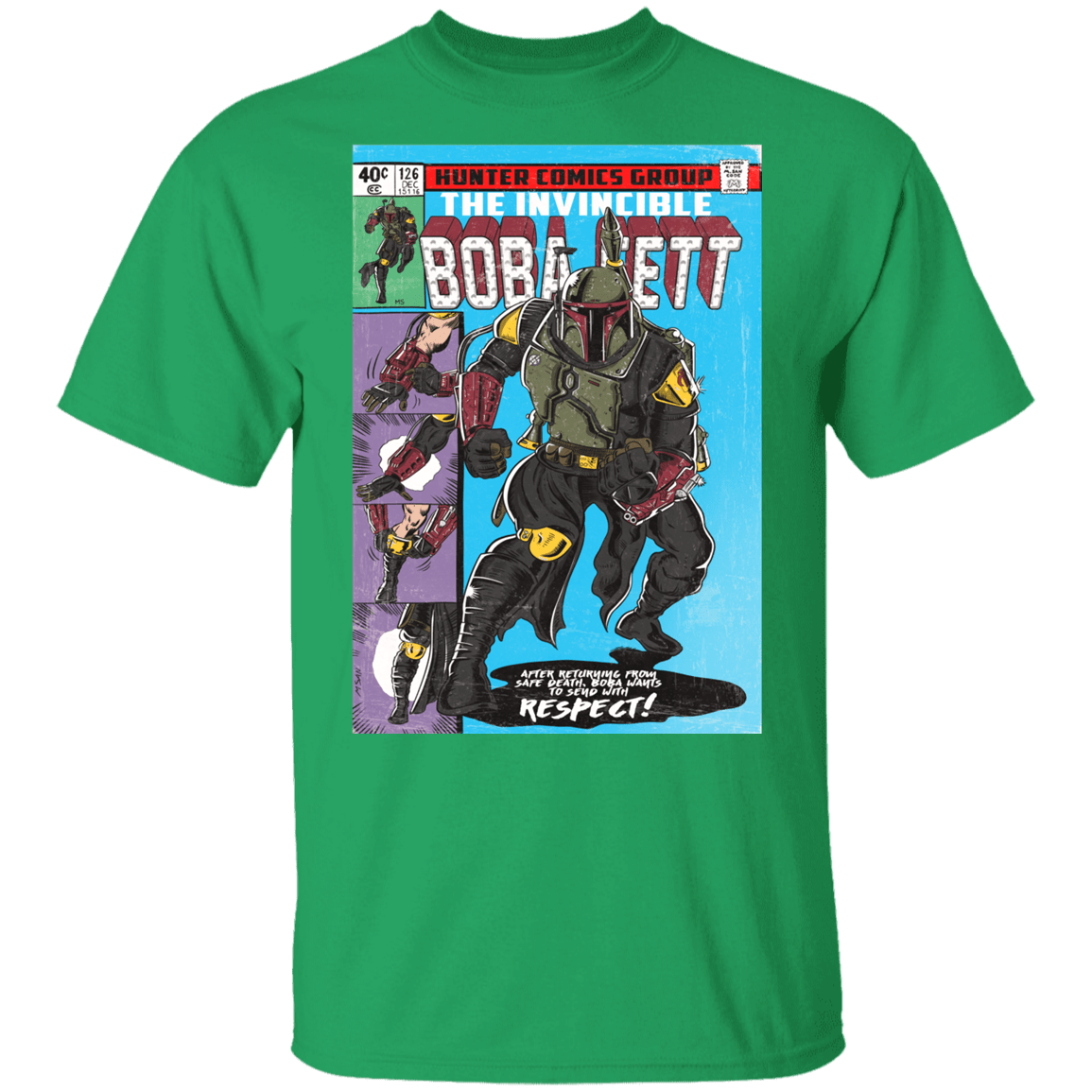 T-Shirts Irish Green / YXS The Invincible Bounty Hunter Youth T-Shirt