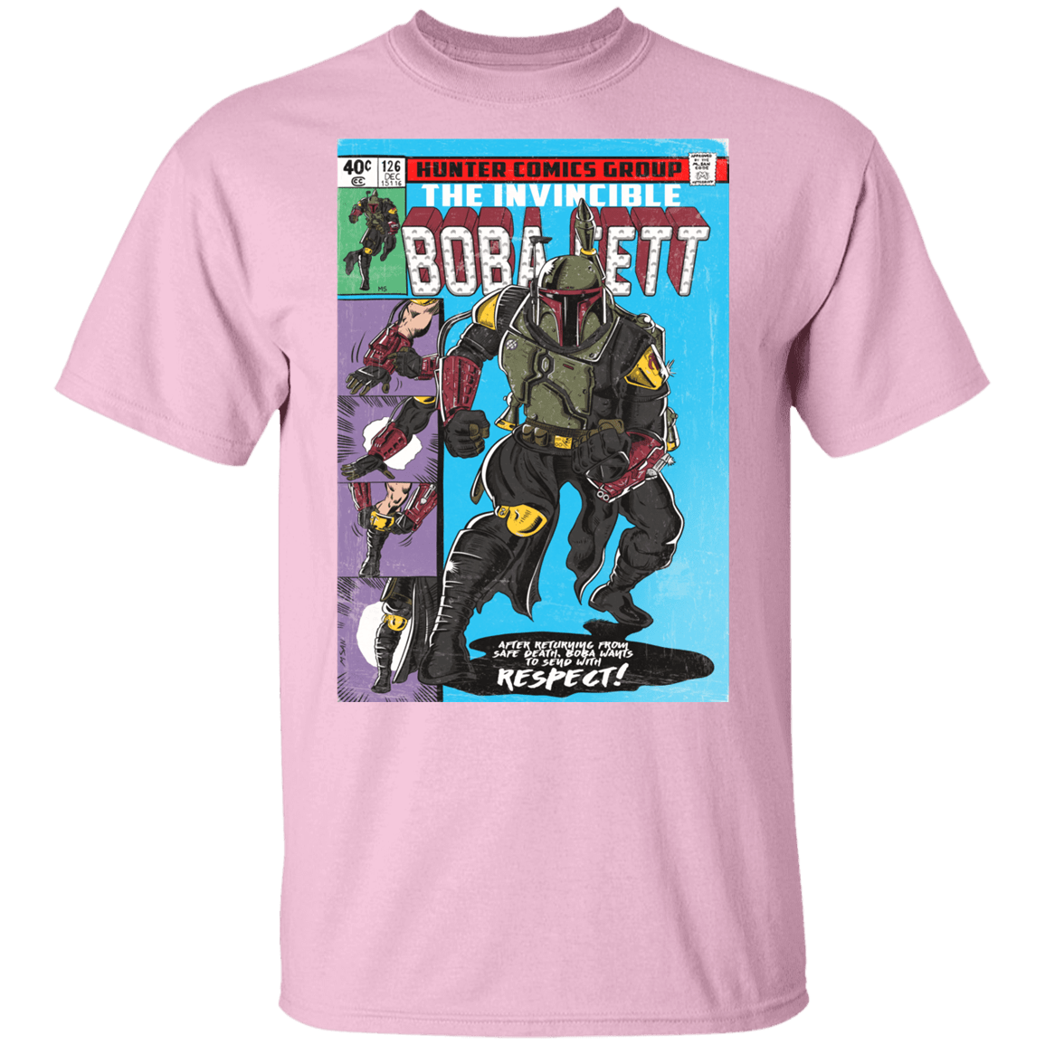 T-Shirts Light Pink / YXS The Invincible Bounty Hunter Youth T-Shirt