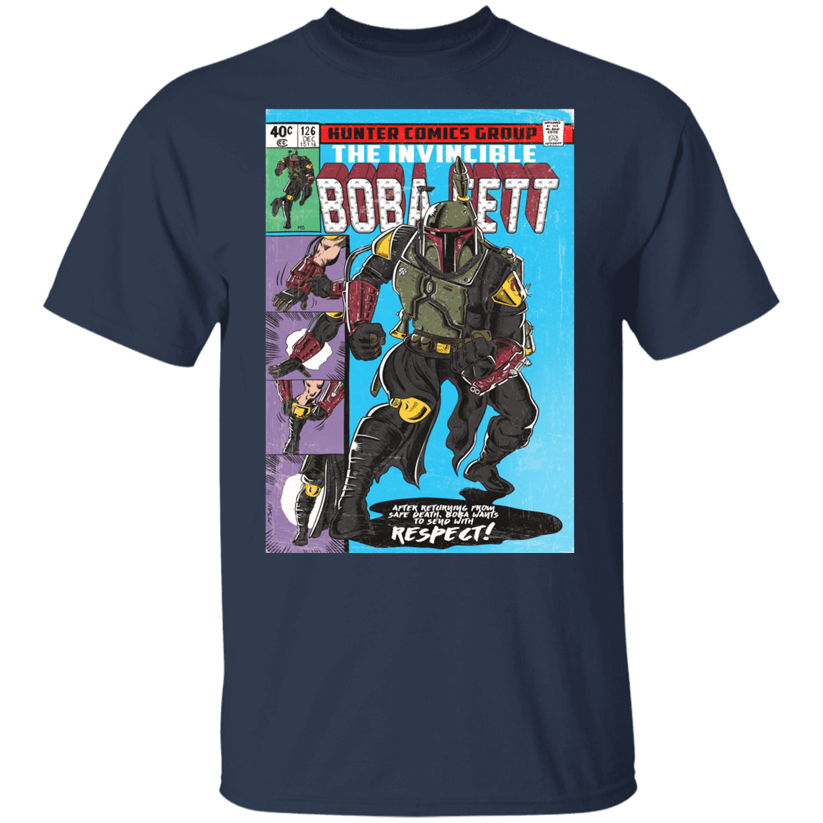 T-Shirts Navy / YXS The Invincible Bounty Hunter Youth T-Shirt