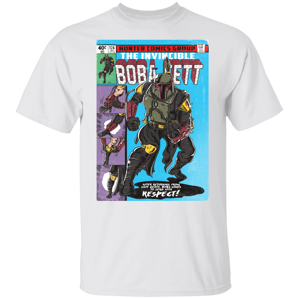 T-Shirts White / YXS The Invincible Bounty Hunter Youth T-Shirt