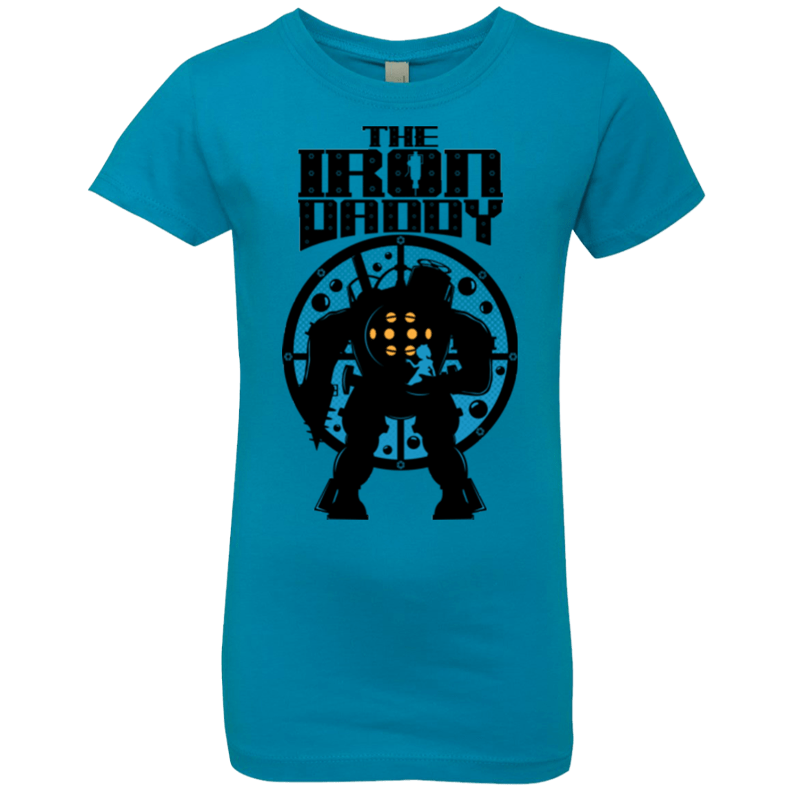T-Shirts Turquoise / YXS The Iron Daddy Girls Premium T-Shirt