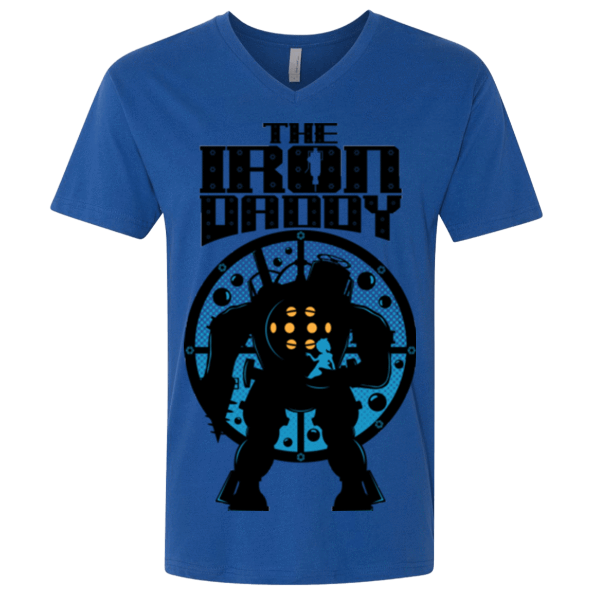 T-Shirts Royal / X-Small The Iron Daddy Men's Premium V-Neck