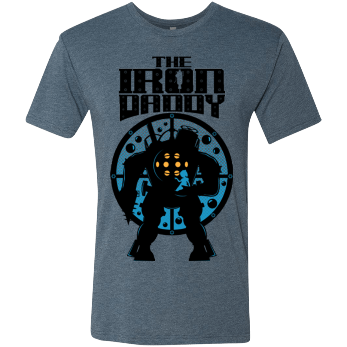 T-Shirts Indigo / Small The Iron Daddy Men's Triblend T-Shirt