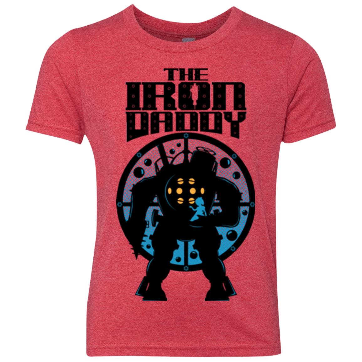 T-Shirts Vintage Red / YXS The Iron Daddy Youth Triblend T-Shirt
