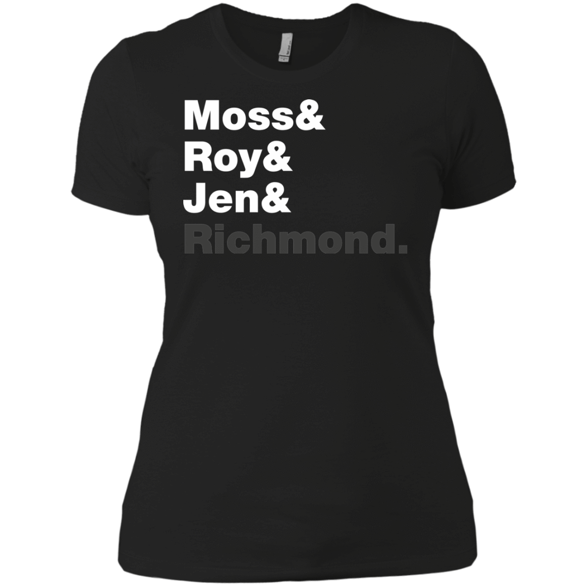 T-Shirts Black / X-Small The IT Crowd Staff Women's Premium T-Shirt