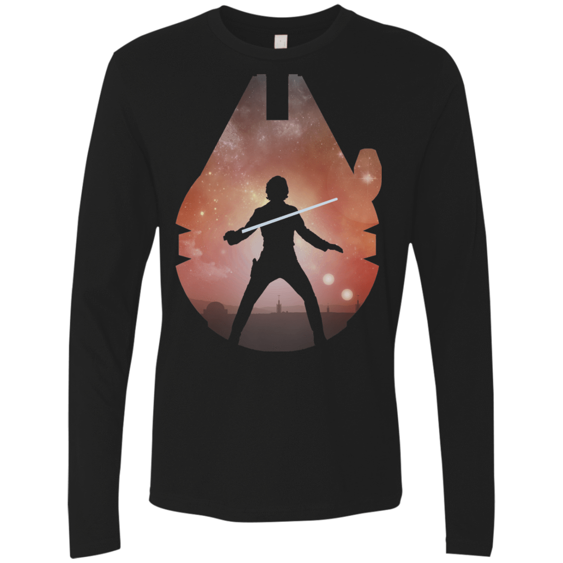 T-Shirts Black / S The Jedi Men's Premium Long Sleeve