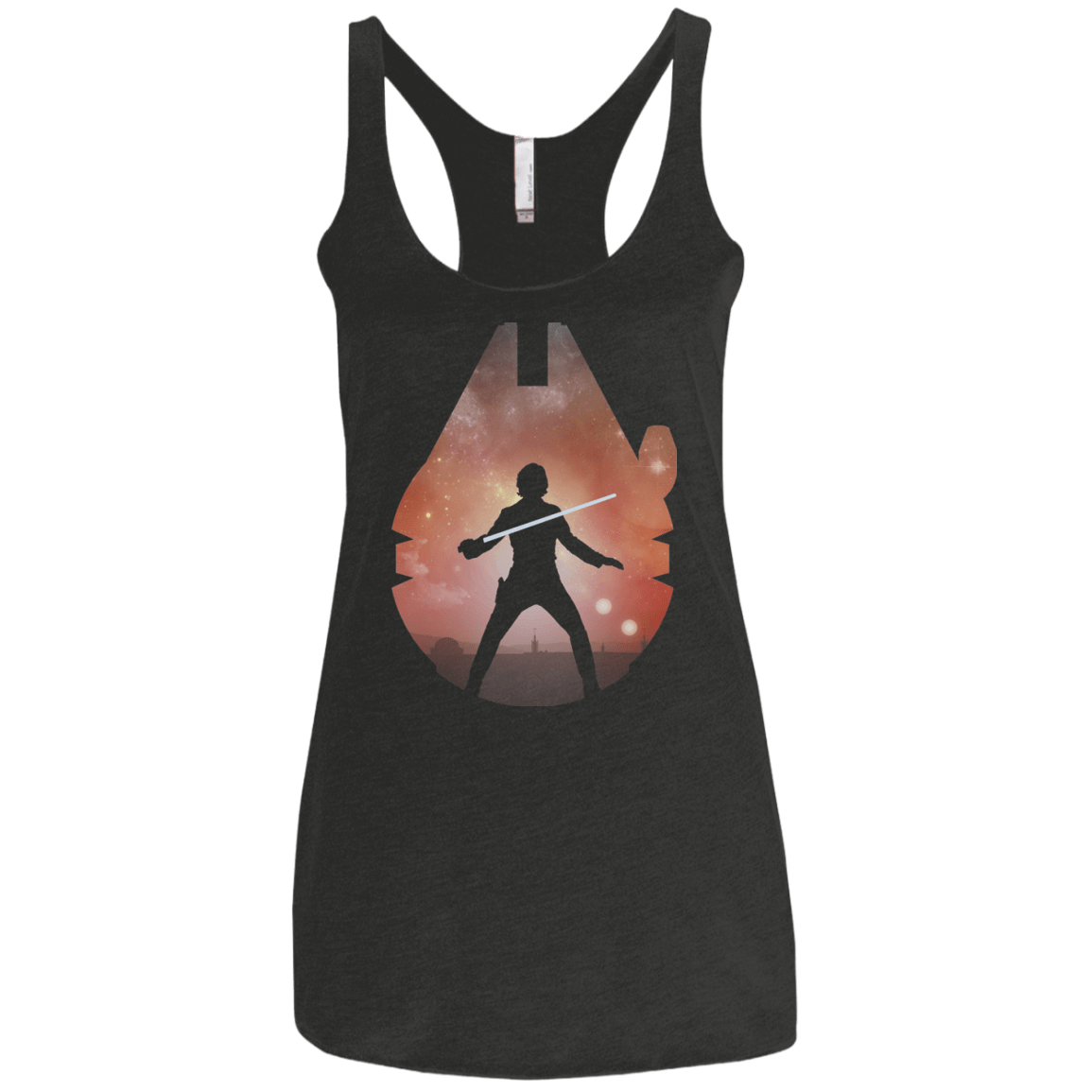 T-Shirts Vintage Black / X-Small The Jedi Women's Triblend Racerback Tank