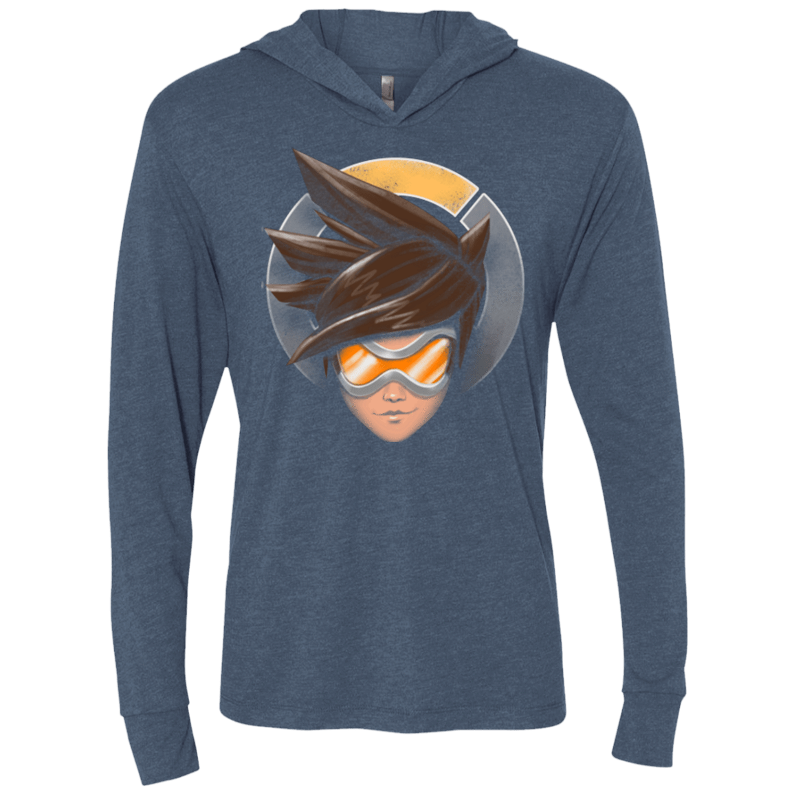 T-Shirts Indigo / X-Small The Jumper Triblend Long Sleeve Hoodie Tee