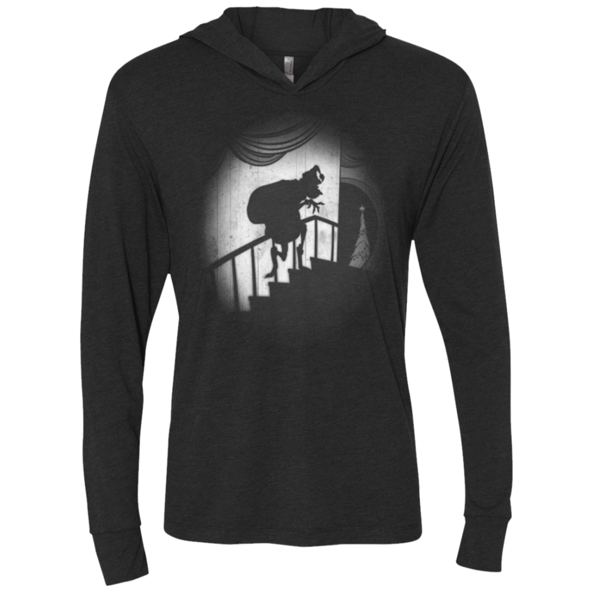 T-Shirts Vintage Black / X-Small The King of Sinful Sots Triblend Long Sleeve Hoodie Tee