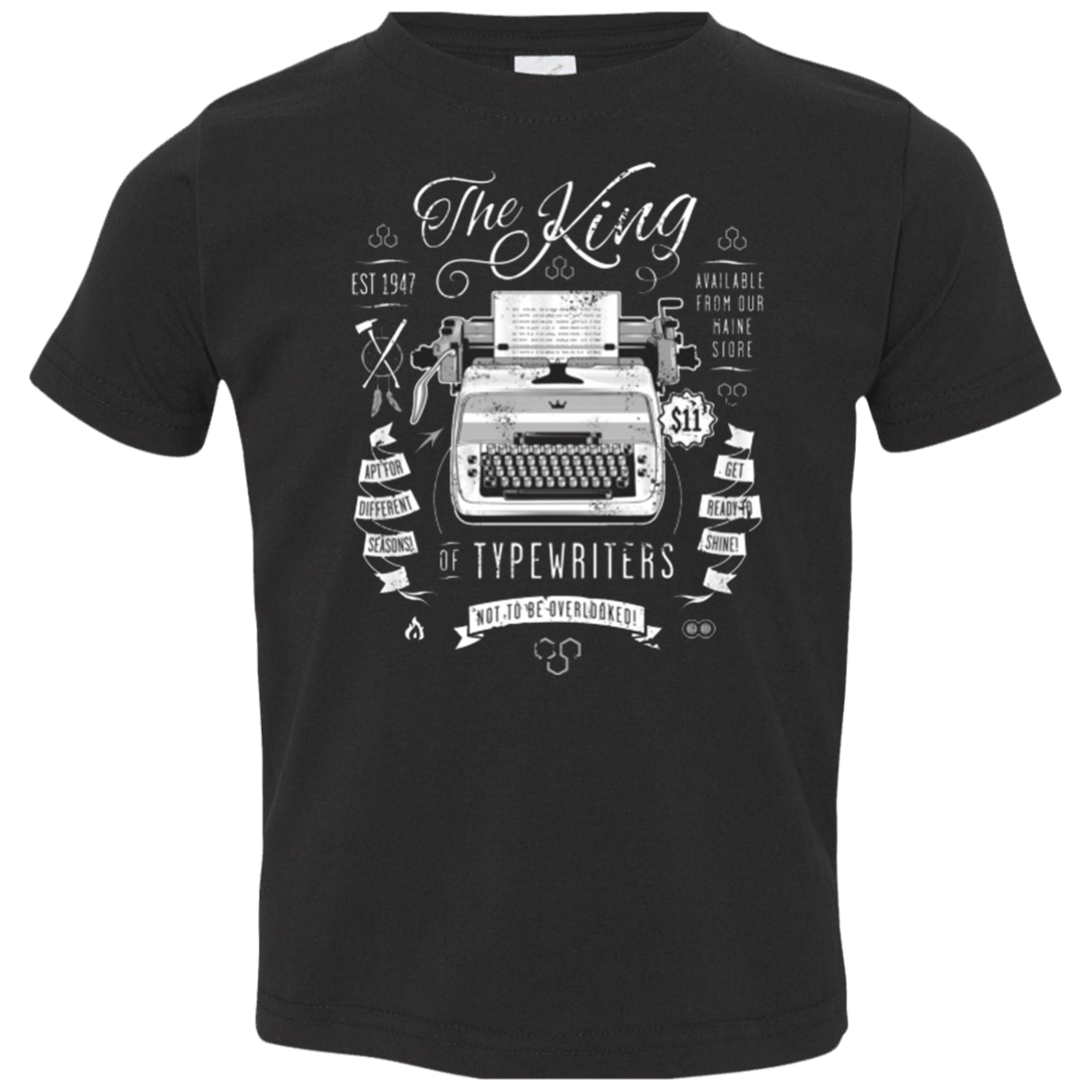 T-Shirts Black / 2T The King of Typewriters Toddler Premium T-Shirt