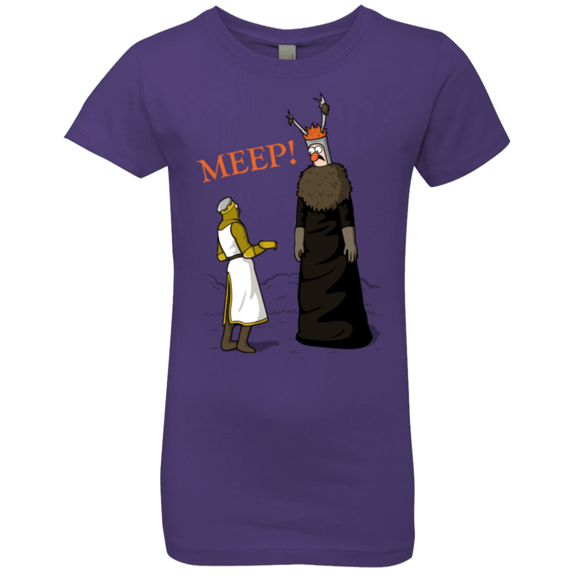 T-Shirts Purple Rush / YXS The Knight Who Says MEEP Girls Premium T-Shirt