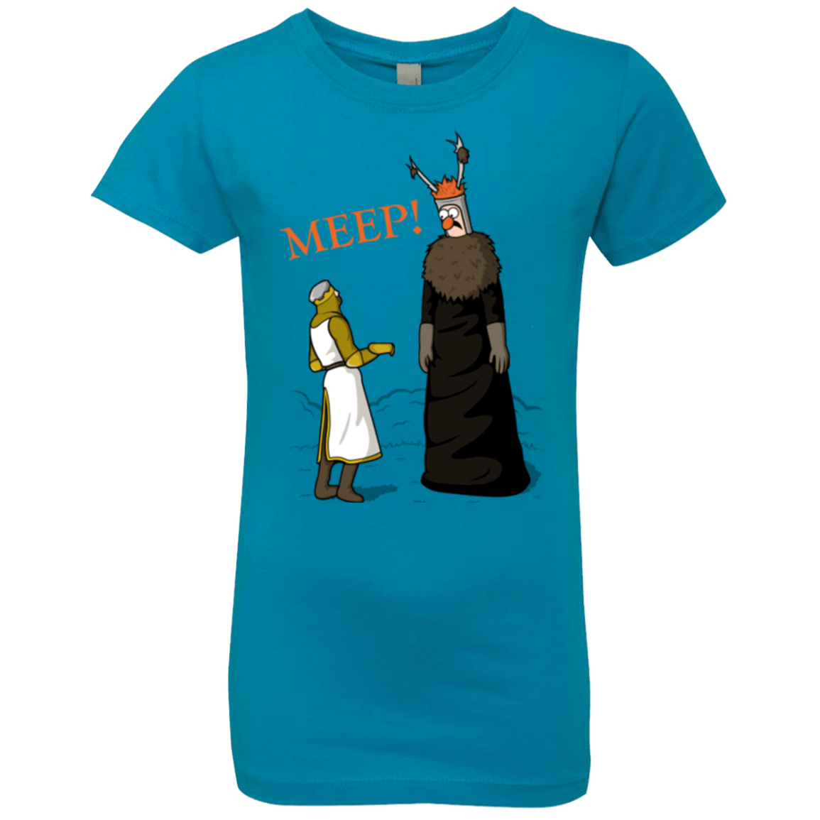 T-Shirts Turquoise / YXS The Knight Who Says MEEP Girls Premium T-Shirt