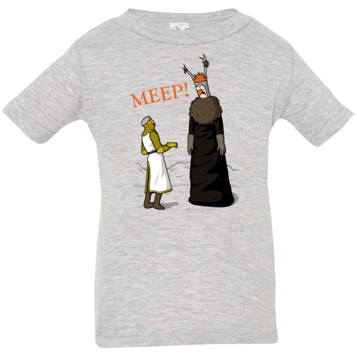 T-Shirts Heather Grey / 6 Months The Knight Who Says MEEP Infant Premium T-Shirt