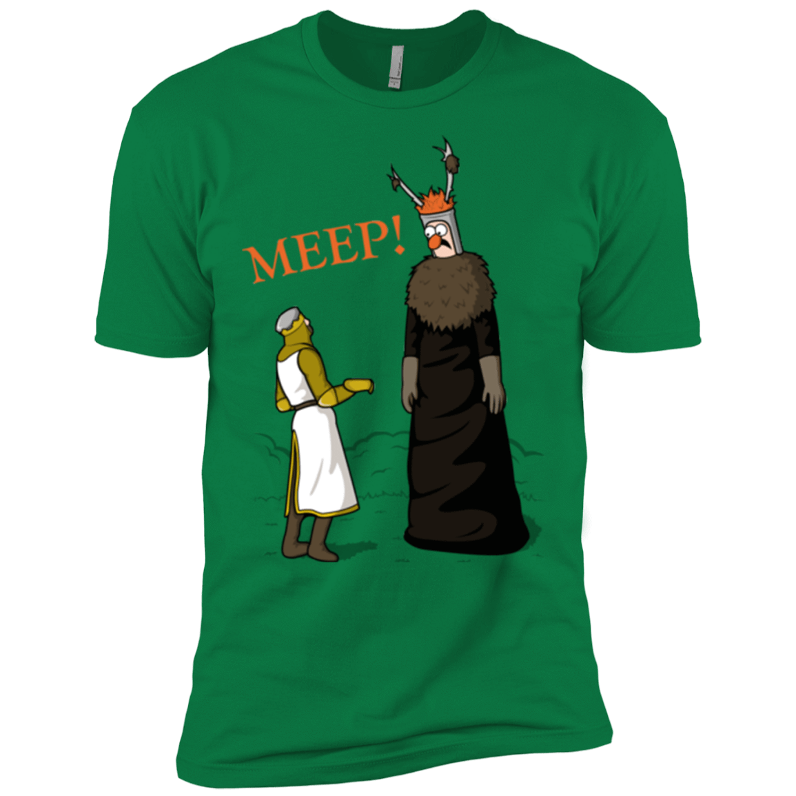 T-Shirts Kelly Green / X-Small The Knight Who Says MEEP Men's Premium T-Shirt