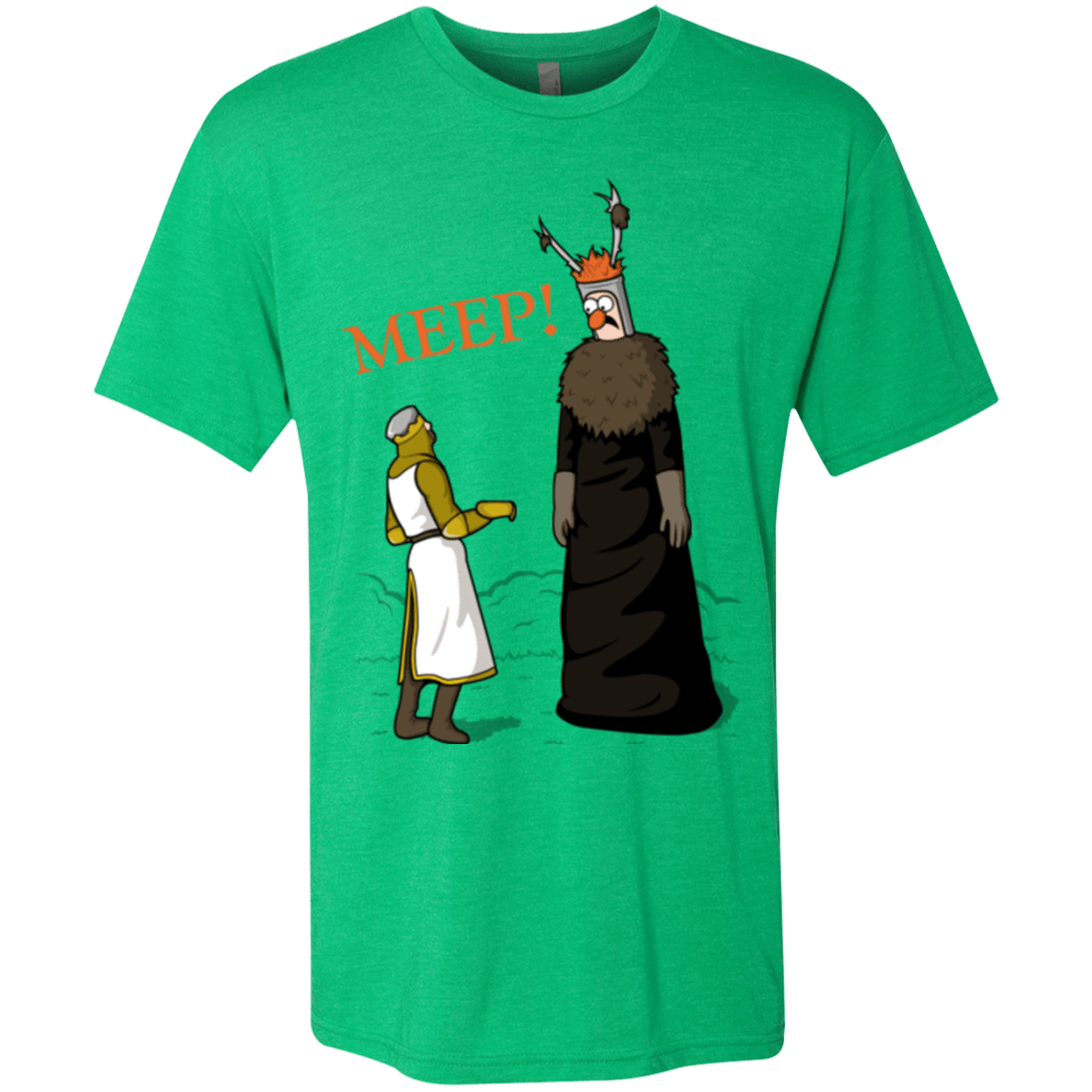 T-Shirts Envy / Small The Knight Who Says MEEP Men's Triblend T-Shirt