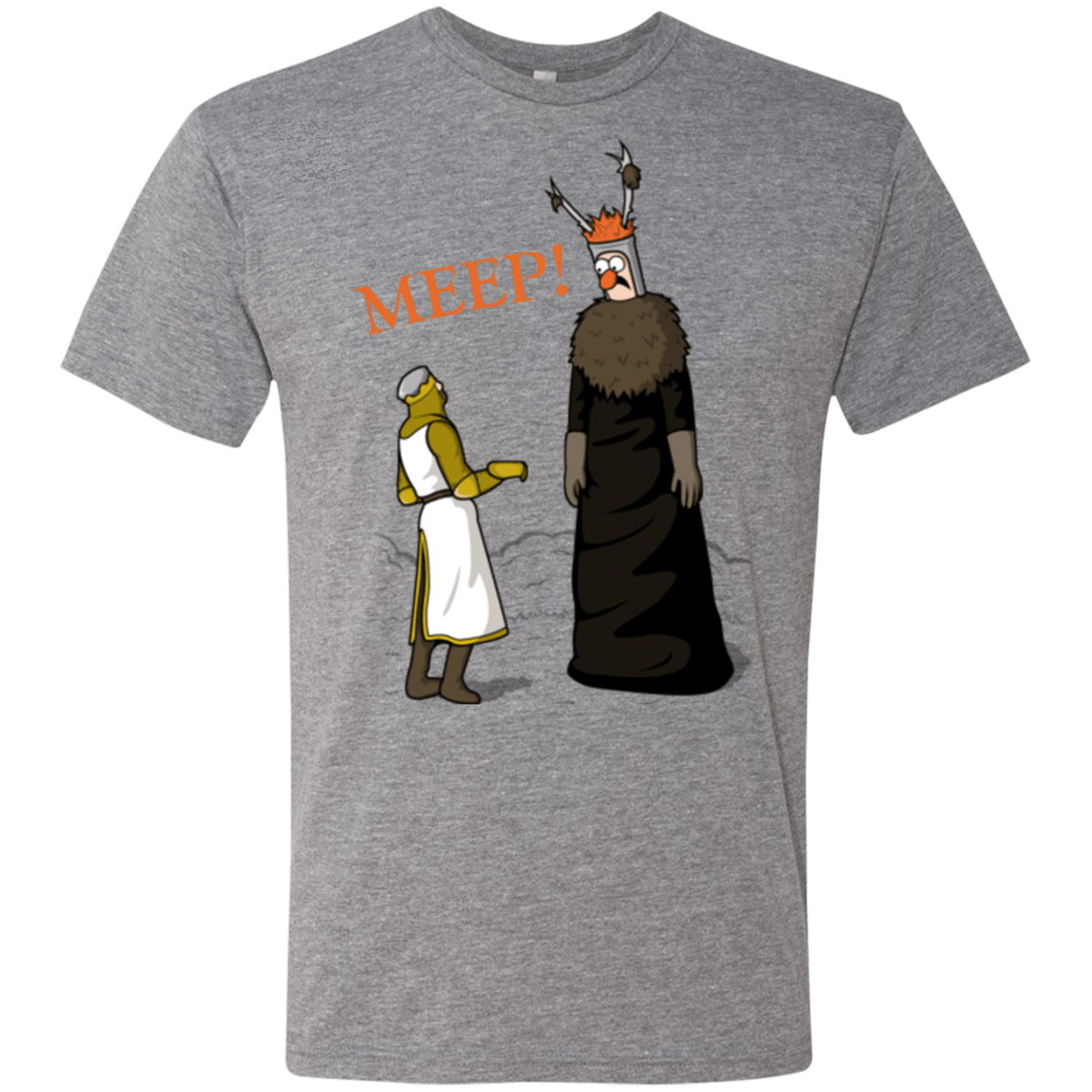 T-Shirts Premium Heather / Small The Knight Who Says MEEP Men's Triblend T-Shirt