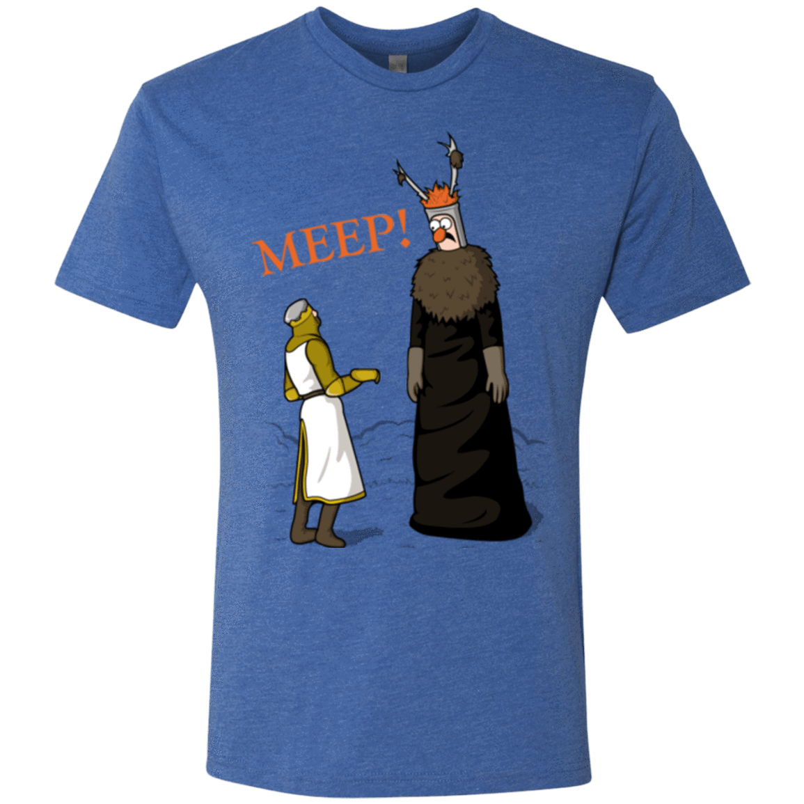 T-Shirts Vintage Royal / Small The Knight Who Says MEEP Men's Triblend T-Shirt