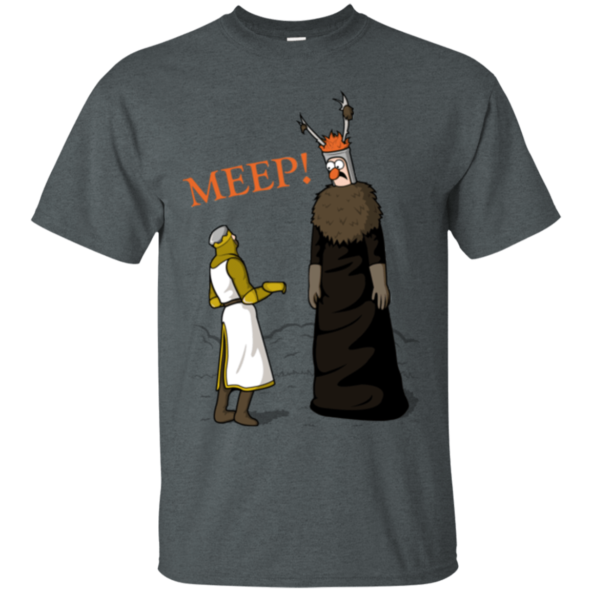 T-Shirts Dark Heather / Small The Knight Who Says MEEP T-Shirt