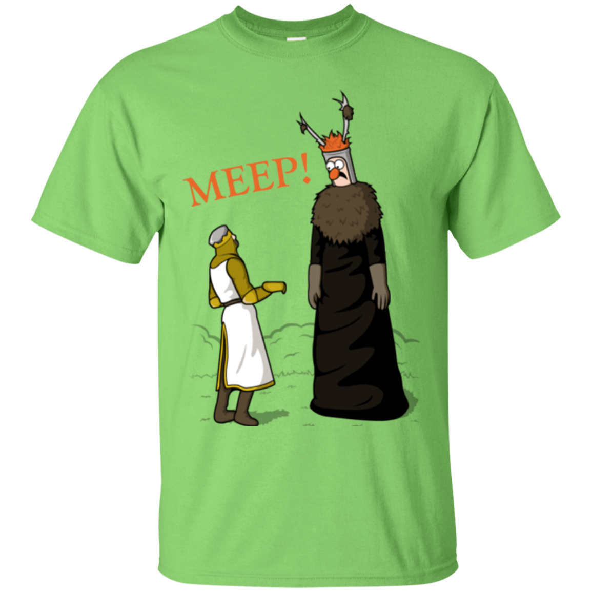 T-Shirts Lime / Small The Knight Who Says MEEP T-Shirt