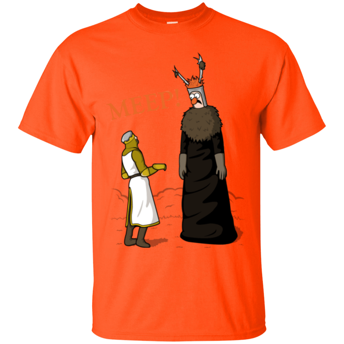 T-Shirts Orange / Small The Knight Who Says MEEP T-Shirt