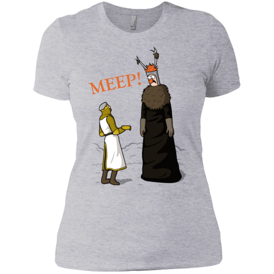 T-Shirts Heather Grey / X-Small The Knight Who Says MEEP Women's Premium T-Shirt