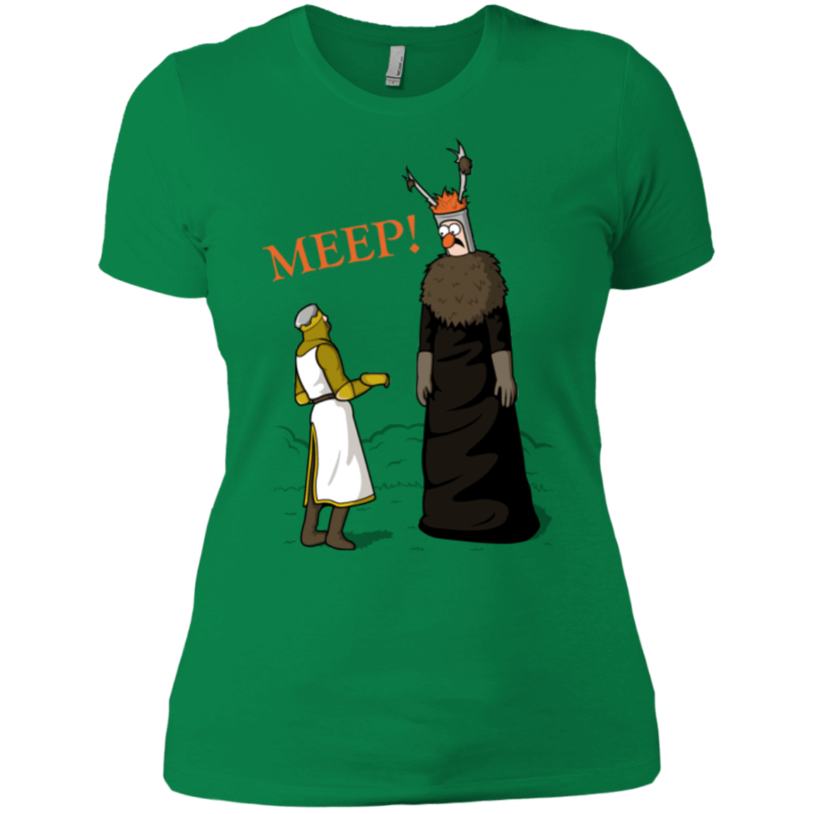 T-Shirts Kelly Green / X-Small The Knight Who Says MEEP Women's Premium T-Shirt