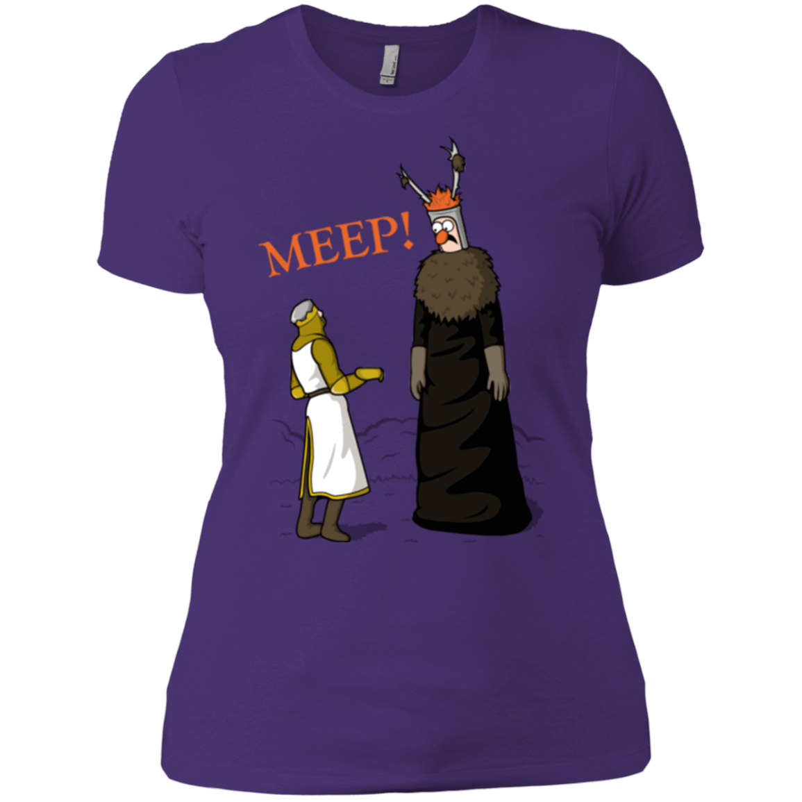 T-Shirts Purple Rush/ / X-Small The Knight Who Says MEEP Women's Premium T-Shirt