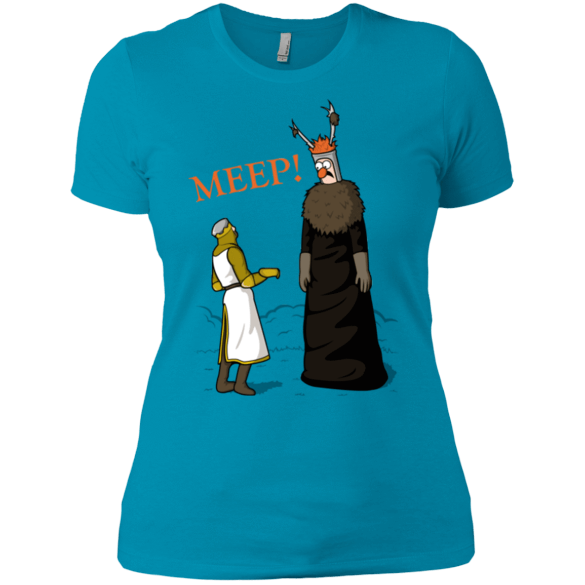 T-Shirts Turquoise / X-Small The Knight Who Says MEEP Women's Premium T-Shirt