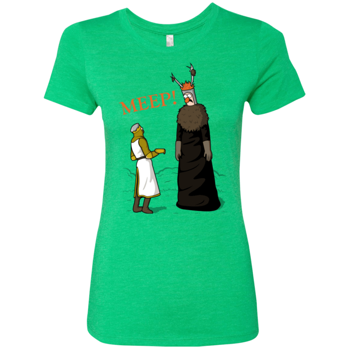 T-Shirts Envy / Small The Knight Who Says MEEP Women's Triblend T-Shirt