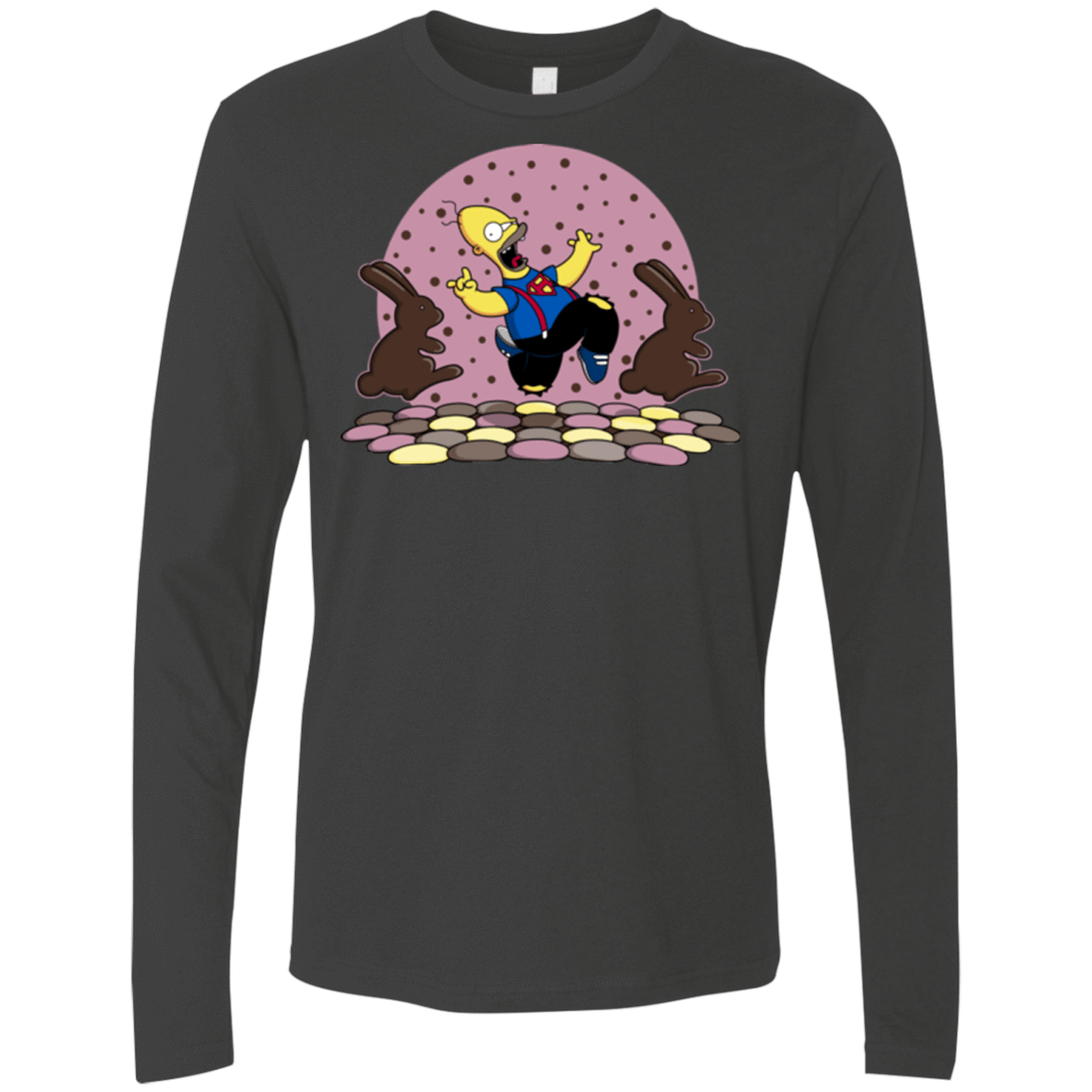 T-Shirts Heavy Metal / Small The Land of Chocolate Men's Premium Long Sleeve