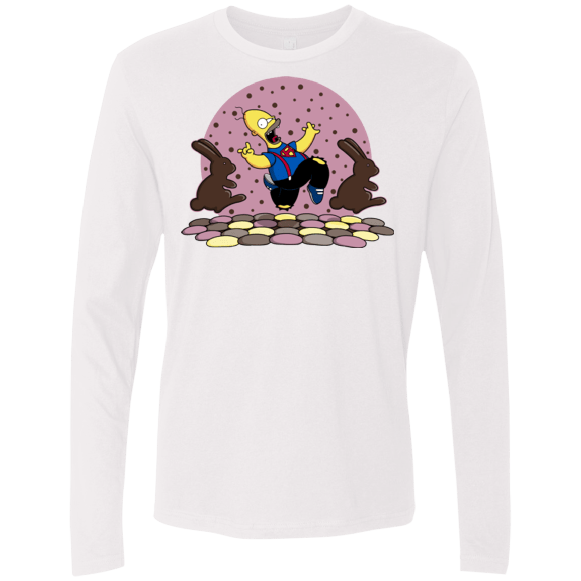 T-Shirts White / Small The Land of Chocolate Men's Premium Long Sleeve