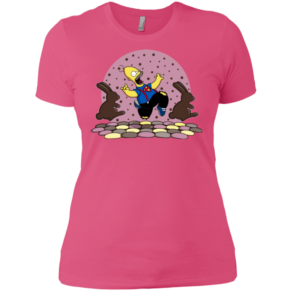 T-Shirts Hot Pink / X-Small The Land of Chocolate Women's Premium T-Shirt