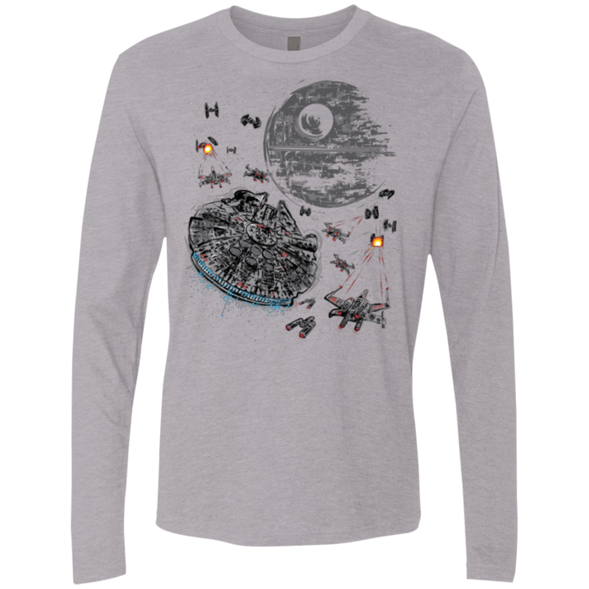 T-Shirts Heather Grey / Small The Last Great Battle Men's Premium Long Sleeve